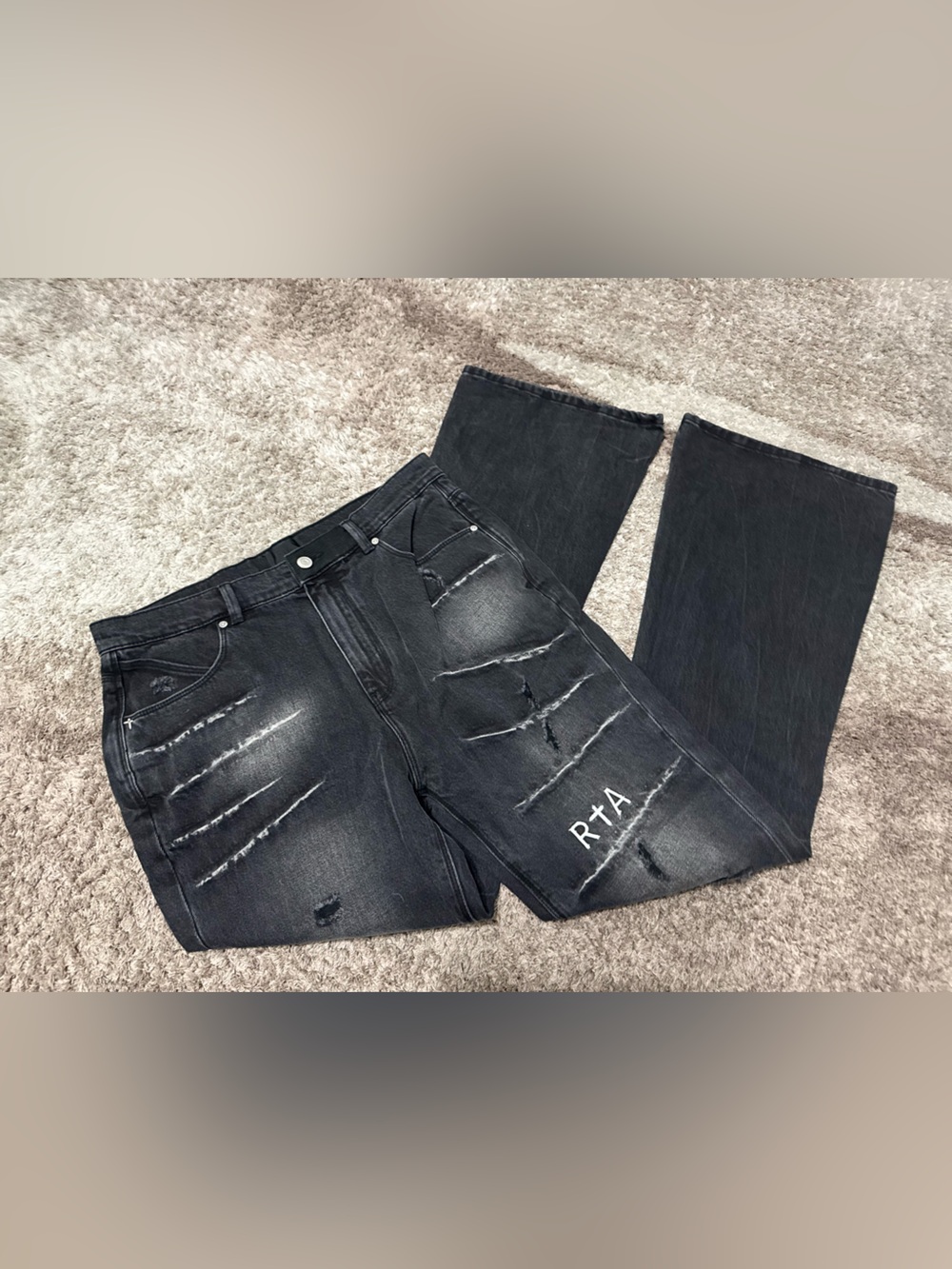 Rta Mael Flare Jean, Black